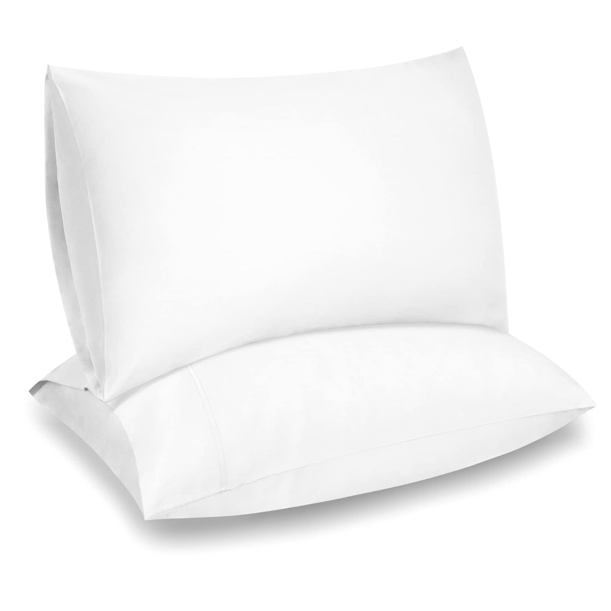 Fittia Cooling Pillow Cases For Hot Sleepers, 100% Rayon Derived From Bamboo Pillowcases 2 Pack, Soft Silky Pillow Cases Standar