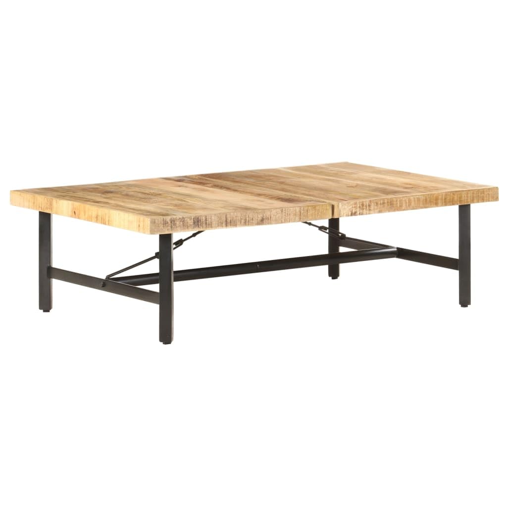 Coffee Table 55.9&quot;x35.4&quot;x16.5&quot; Solid Mango Wood