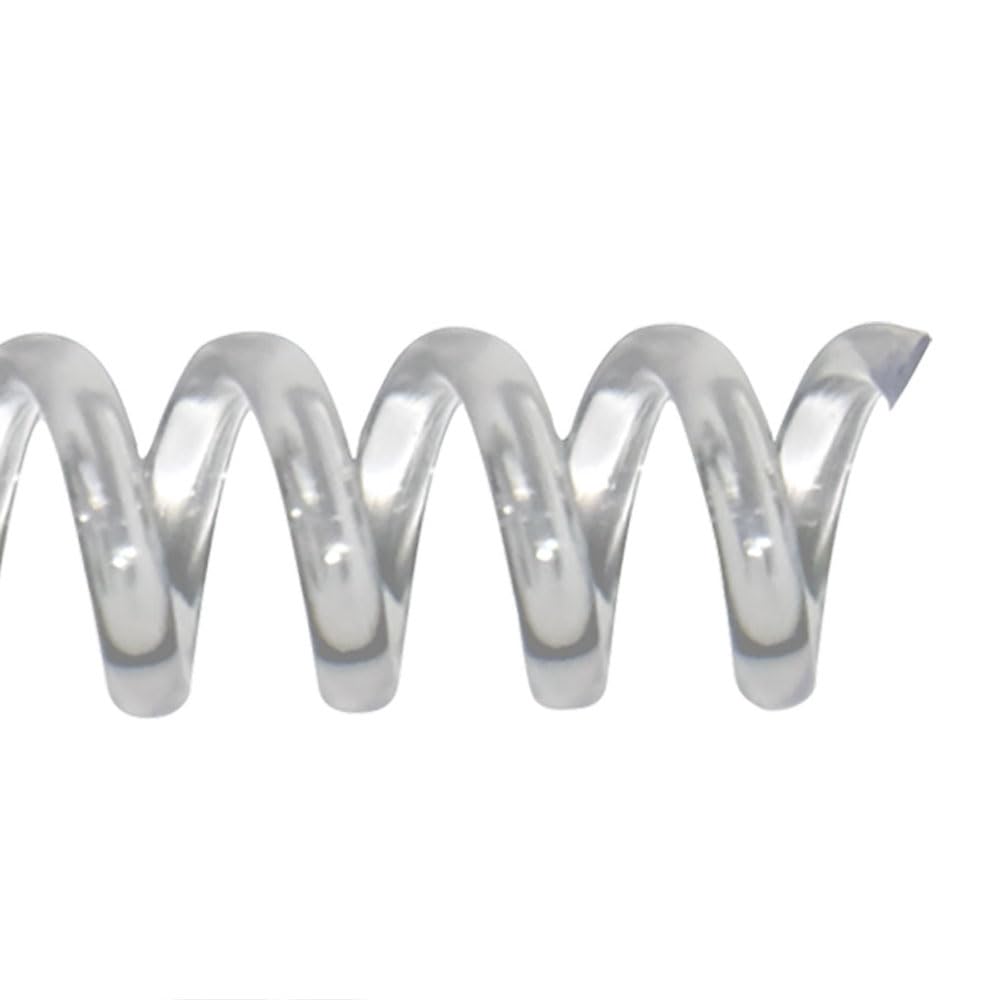 Trubind 12Mm (15/32 In.) Spiral Binding Coils For Reports, Presentations And Proposals | 4:1 Pitch | 12 In. Length | Clear | 92