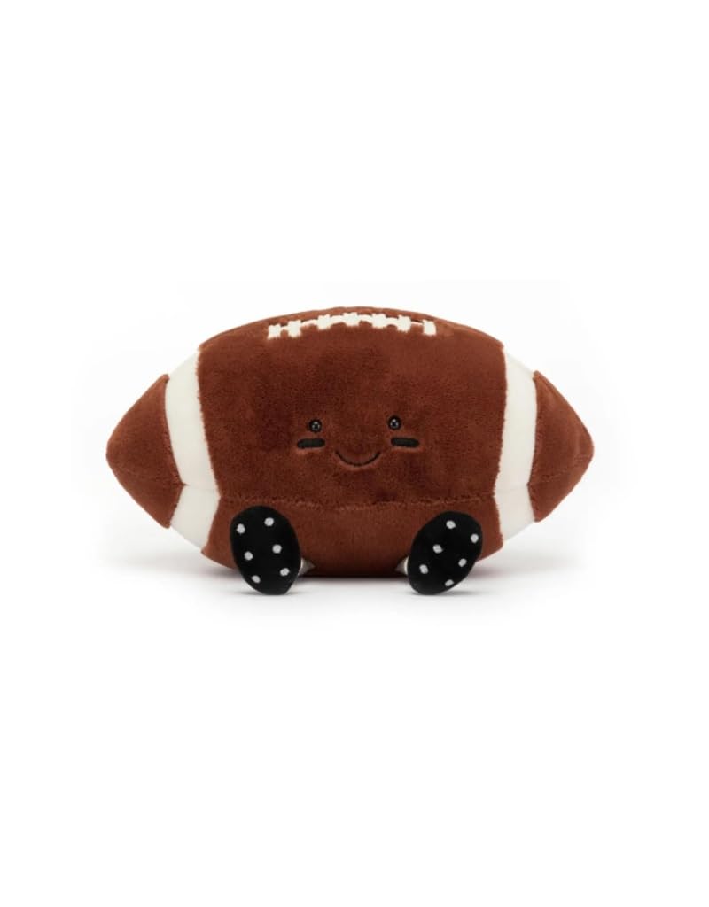 Jeiiycat 8 ' American Football Stuffed Toy, Cute Rugby Plush Soft American Football Plushies Pillow Gifts For Kids Girlfriend B