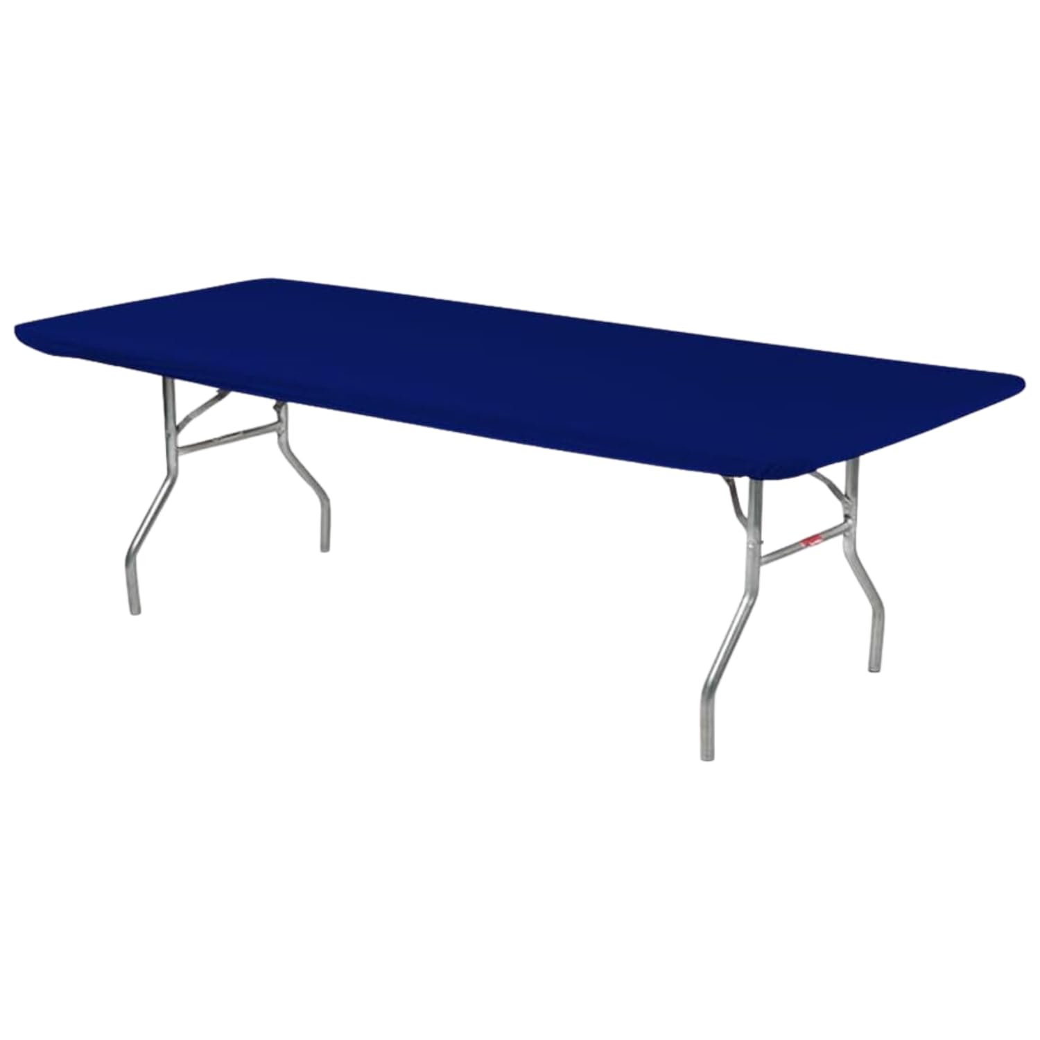 Kwik-Covers 8' Rectangle Plastic Table Covers 30' X 96', Bundle Of 5 (Navy Blue)