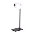 KES Black Toilet Paper Holder Stand Bathroom Freestanding Toilet Tissue Paper Roll Holder, 20 H SUS304 Stainless Steel Rustproof