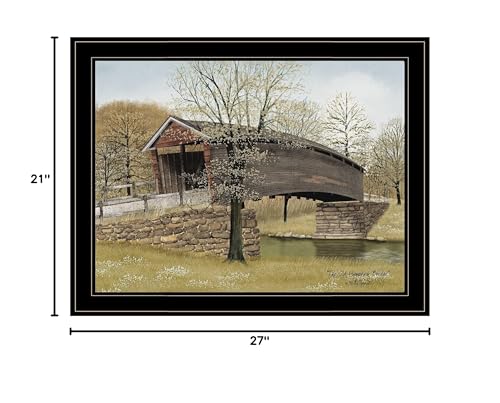 The Old Humpback Bridge 4 Black Framed Print Wall Art