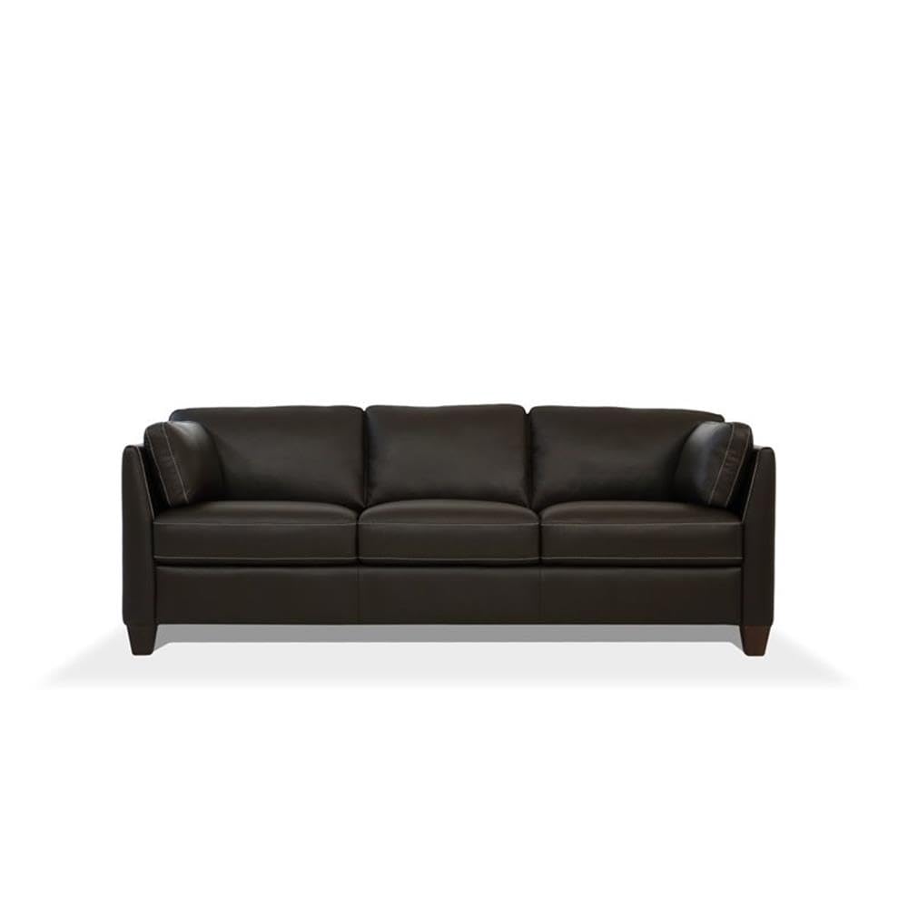 Matias Full Leather Contemporary Sofa