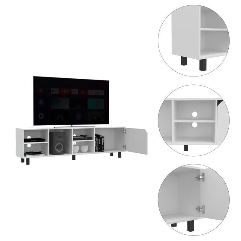 HomeRoots Stylish and Fresh White Television Stand