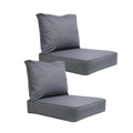 Covers & All Outdoor Seat Cushion Set (Seat + Back) For Patio Furniture, Pack Of 2, Water Repellant Replacement Chair Cushions (