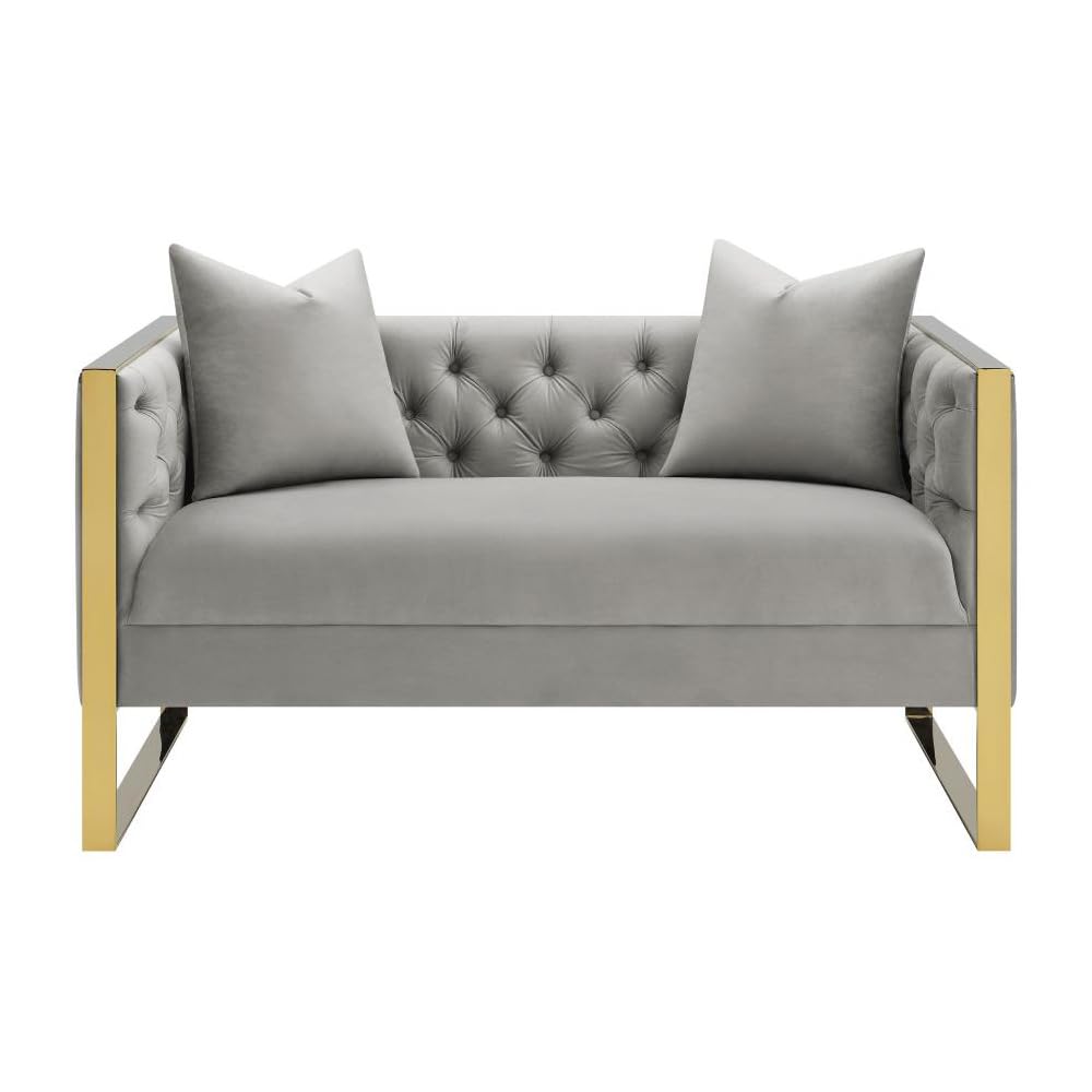 Coaster Furniture Eastbrook Tufted Back Grey Love Seats 509112