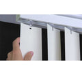 Vertical Blinds Replacement Slats Heavy Duty PVC Smooth Curved (White) You Pick Size and Quantity (82.5 Inches) (20 Slats)