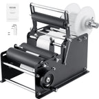 Vevor Manual Round Labeling Machine, 15-20Pcs/Min, Bottle Label Applicator For Round Bottles, Adjustable Manual Round Bottle Lab