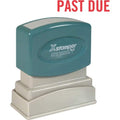 Shachihata Inc'Past Due' Ink Stamp, 1/2'X1-5/8', Red Ink