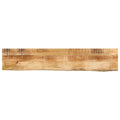 vidaXL Table Top 55.1inchx11.8inchx1.5inch Live Edge Solid Wood Rough Mango