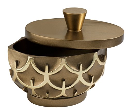 Ok Lighting Ss-Ol-Ok-4273Jx 8.5 Inch Mystic Owl Decorative Box, Bronze