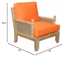 Anderson Teak DS-501 Luxe Armchair