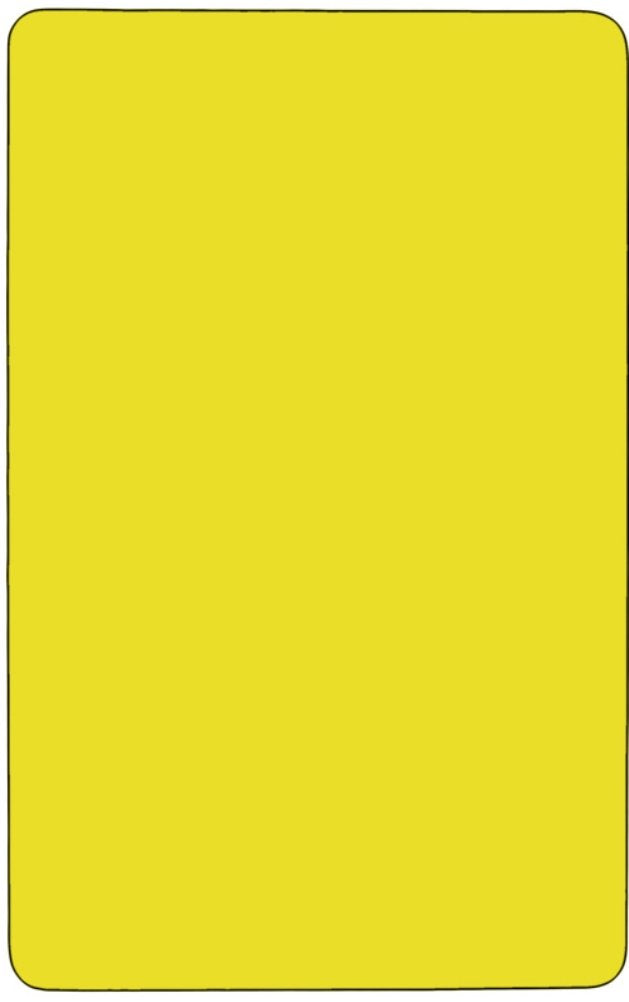 Flash Furniture 30x72 Yellow Activity table, 72&quot; D x 30&quot; W x 25.25&quot; H