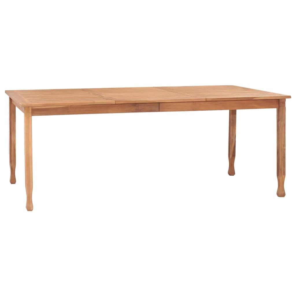 Vidaxl Patio Dining Table 78.7&quot;X39.4&quot;X29.5&quot; Solid Teak Wood