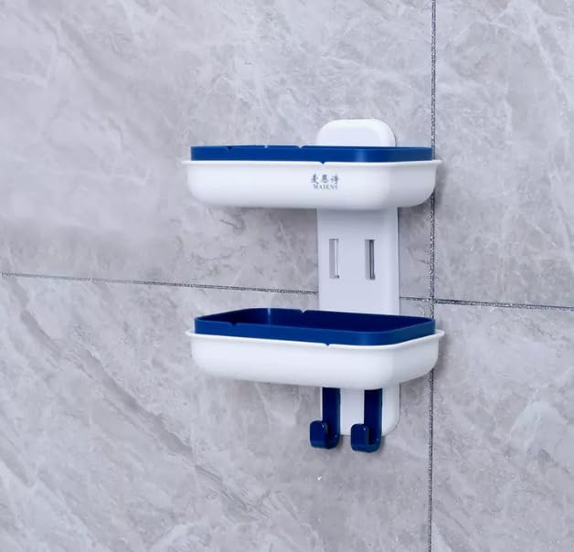 Bathroom Soap Holder for Shower Wall SelfAdhesive Soap Dish No Drilling Required Suitable for Shower Bathroom Bathtub Kitchen W