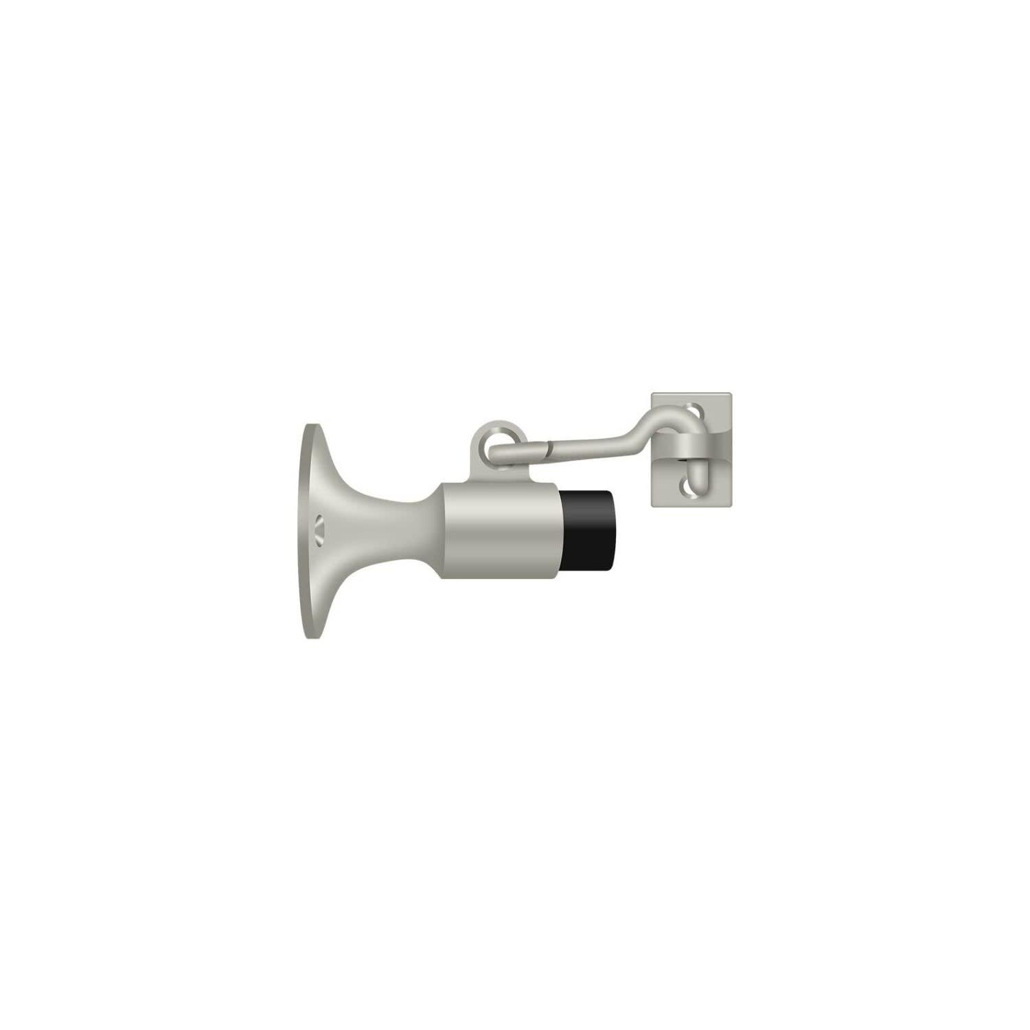 Wall Mount Bumper With Holder Satin Nick