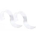 mollensiuer 4 Pack Clear Acrylic Belt Display Stands Rack Holder Closet Organizer Space Saver Case for Men and Women Belt, Store