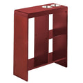 Slim End Tables with Drink Holders  Walnut