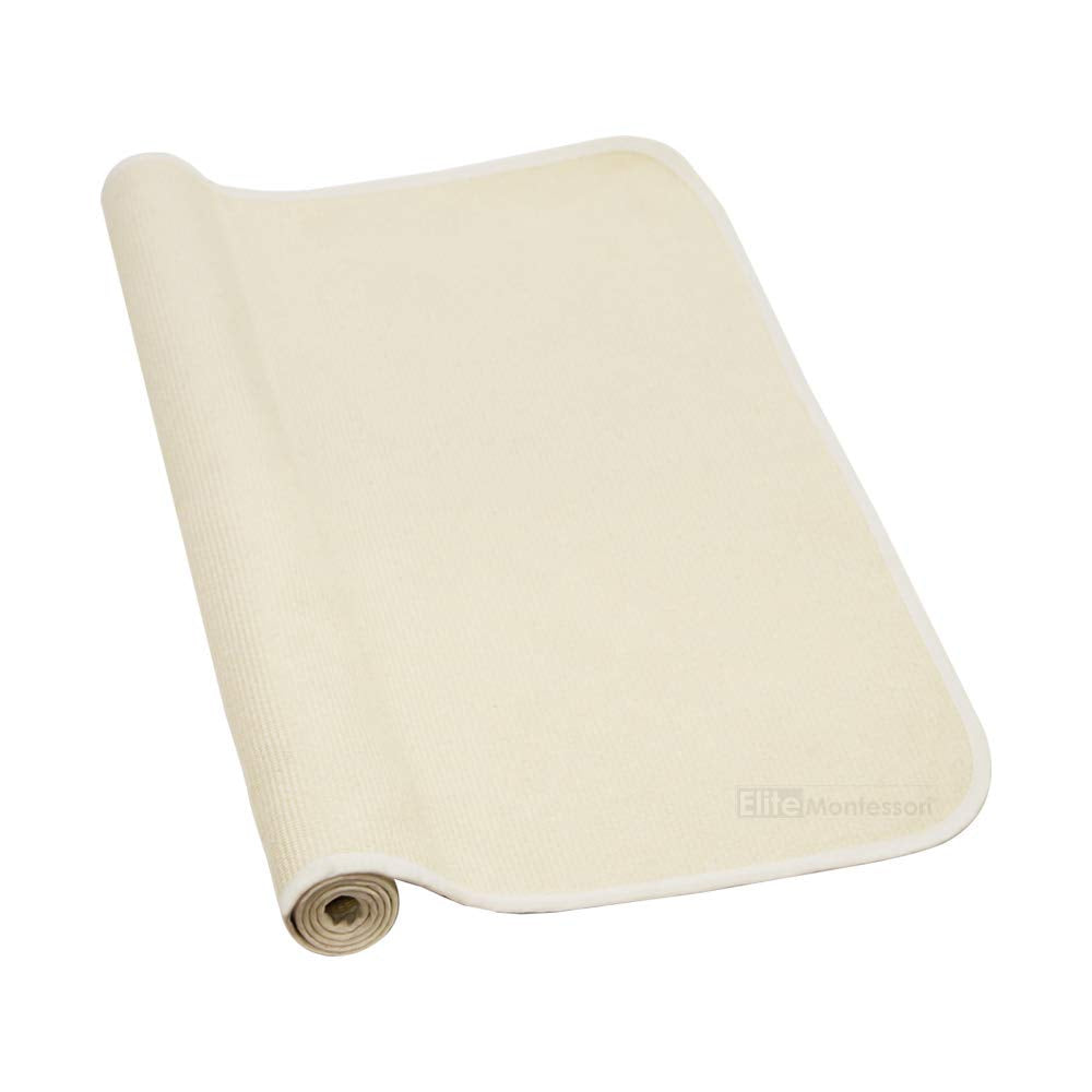 Elite Montessori Accessories Edged Rug Children Playing Mat Classroom Working Rug (Large)