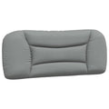 vidaXL Fabric Headboard Cushion - Upholstered Wall Hanging Pillow Back, Light Gray, 39.4"x5.9"x18.9", Comfy PP Fiber Filled