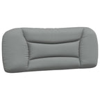 vidaXL Fabric Headboard Cushion - Upholstered Wall Hanging Pillow Back, Light Gray, 39.4"x5.9"x18.9", Comfy PP Fiber Filled