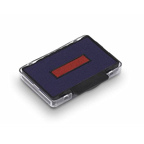 Trodat 6/57 2 Color, Blue/Red Replacement Pad, 2 Pack