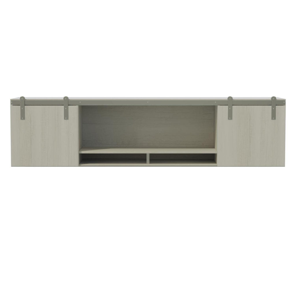 72" Mirella Wood Doors Wall Mount Hutch
