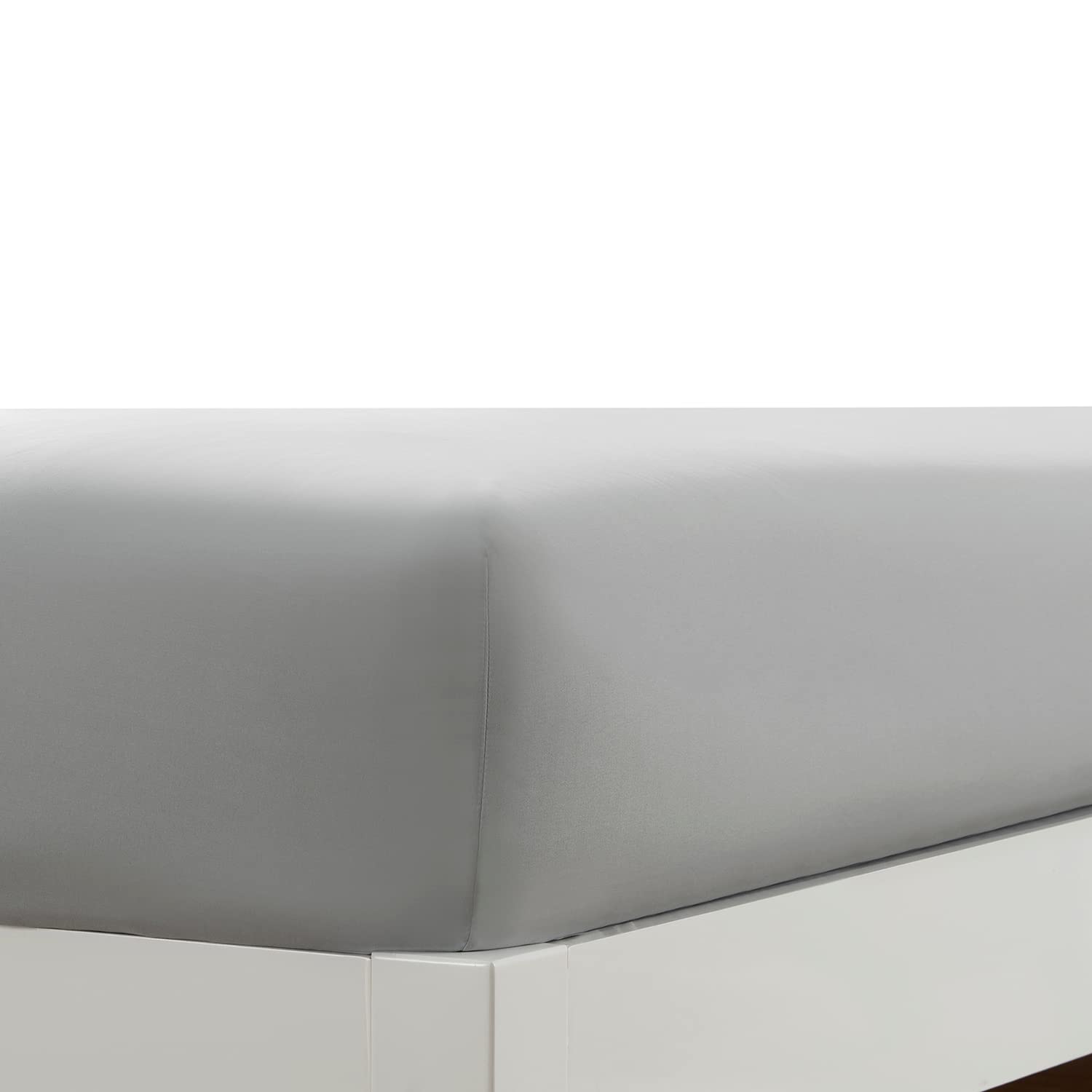 Clara Clark Bed Sheets, Premier 1800 Series 4 Piece Bed Sheet Set, Deep Pocket, Wrinkle, Fade, Stain Resistant, Luxury Soft Bedding Sheets & Pillowcases, Queen, Silver Gray