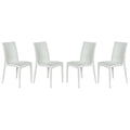 Weave Mace Indoor/Outdoor Dining Chair (Armless), Set of 4