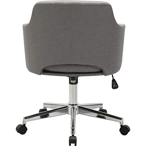 Lorell, Llr68570, Mid-Century Modern Low-Back Task Chair, 1 Each