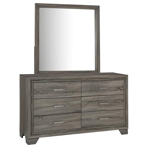 Coaster Home Furnishings Wright Transitional Dresser with Mirror - Thumbnail 4