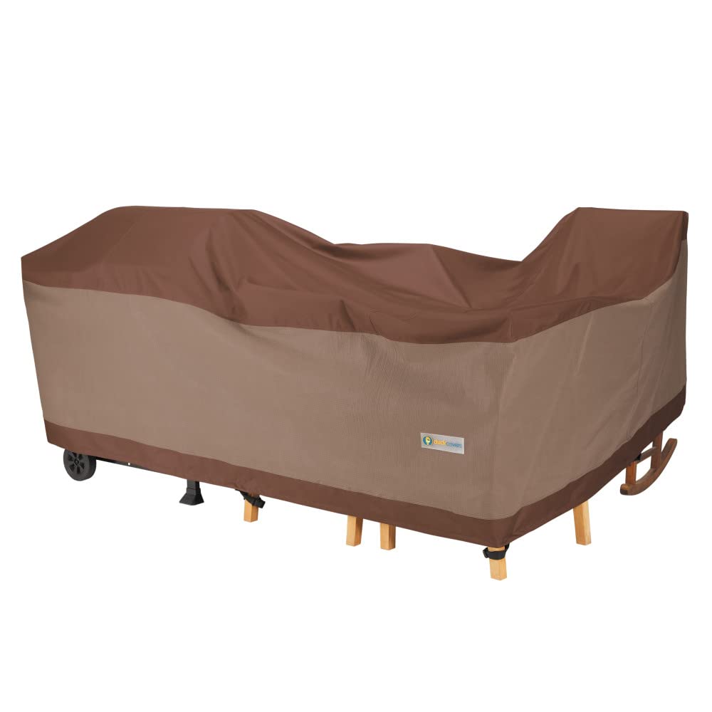 Duck Covers Ugp1027229 Ultimate General Purpose Furniture Cover, 100' W X 70' D X 29' H, Mocha Cappuccino, Outdoor Furniture