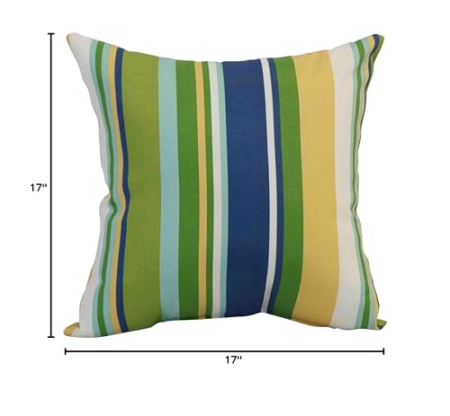 Blazing Needles Square Outdoor Throw Pillow, 17&Quot;, Mccoury Pool 2 Count