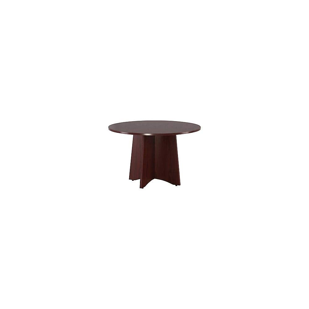 Lorell Wood Base For 42-Inch Or 48-Inch Table Tops, 24 By 24-Inch By 29-Inch, Mahogany