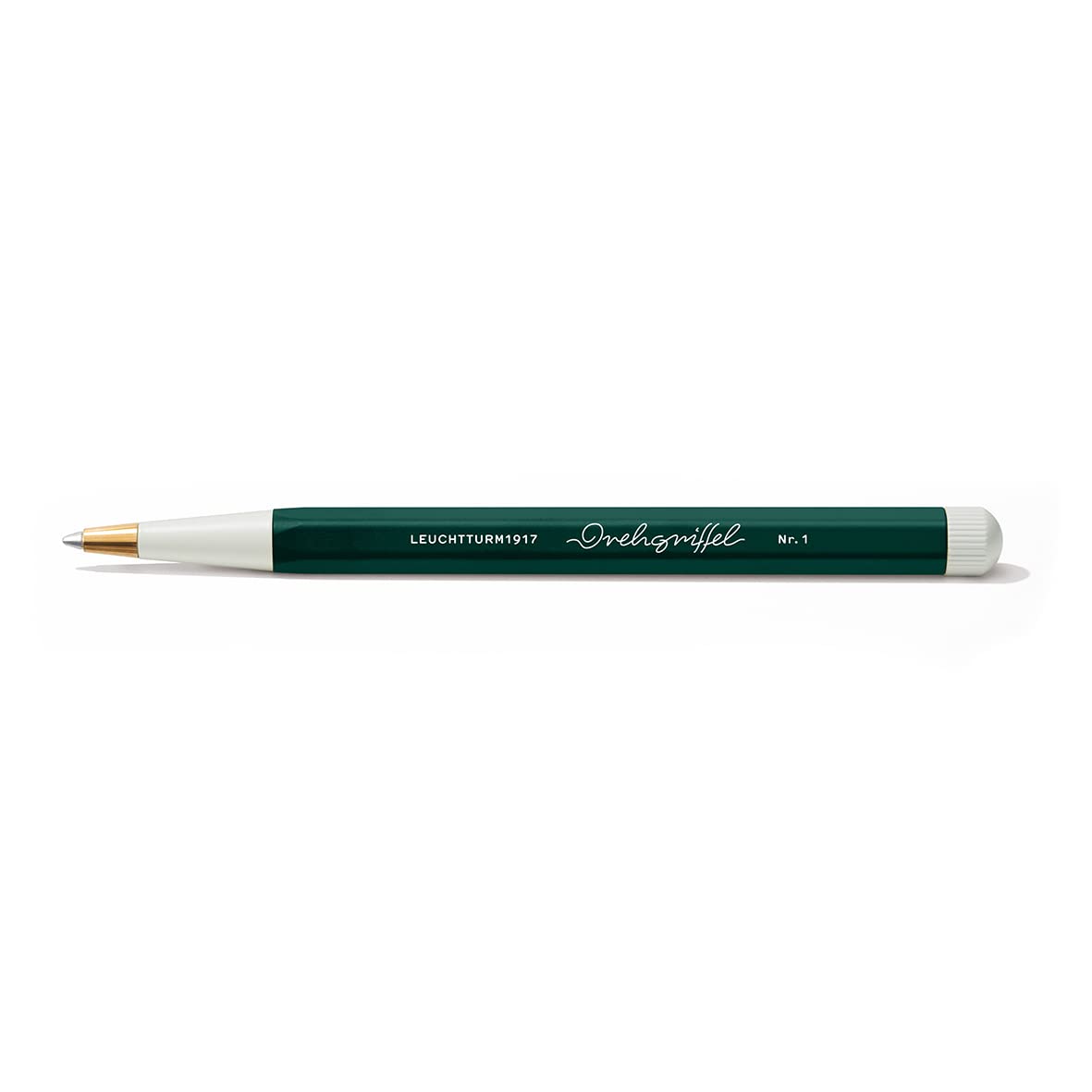 Leuchtturm1917 - Drehgriffel Writing Pen (Forest Green) - Ballpoint Pen With Royal Blue Ink Included