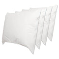 Forpro Professional Collection Premium Waterproof Pillow Protectors, Standard Size Pillow Cases With Zipper, Natural, 4-Count