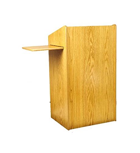 Floor Lectern With Pull Out Shelf (Cherry)