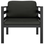 vidaXL Aluminum Single Sofa with Cushions - Versatile Patio Sofa for Indoor and Outdoor Usage - Weather Resistant, Lightweight and Configurable