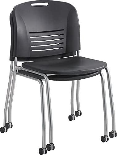 Safco Products 4291BL Vy Straight Leg Stack Chair - Thumbnail 4