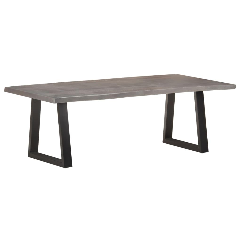 Aisifx Coffee Table with Live Edges 45.3&quot;x23.6&quot;x15.7&quot; Solid Acacia Wood