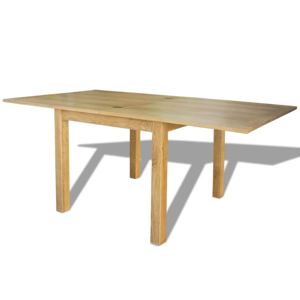 vidaXL Extendable Table Oak 67&quot;x33.5&quot;x29.5&quot;