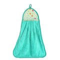 Gugzy Soft Coral Velvet Towel Bathroom Supplies Cute Hand Towel Absorbent Microfiber Cloth Cartoon Animal Hanging Dishcloths Kit
