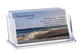 Source One Extra Deep Acrylic Business Card Holder, Clear (Xdeepclrbc) (1 Pack)