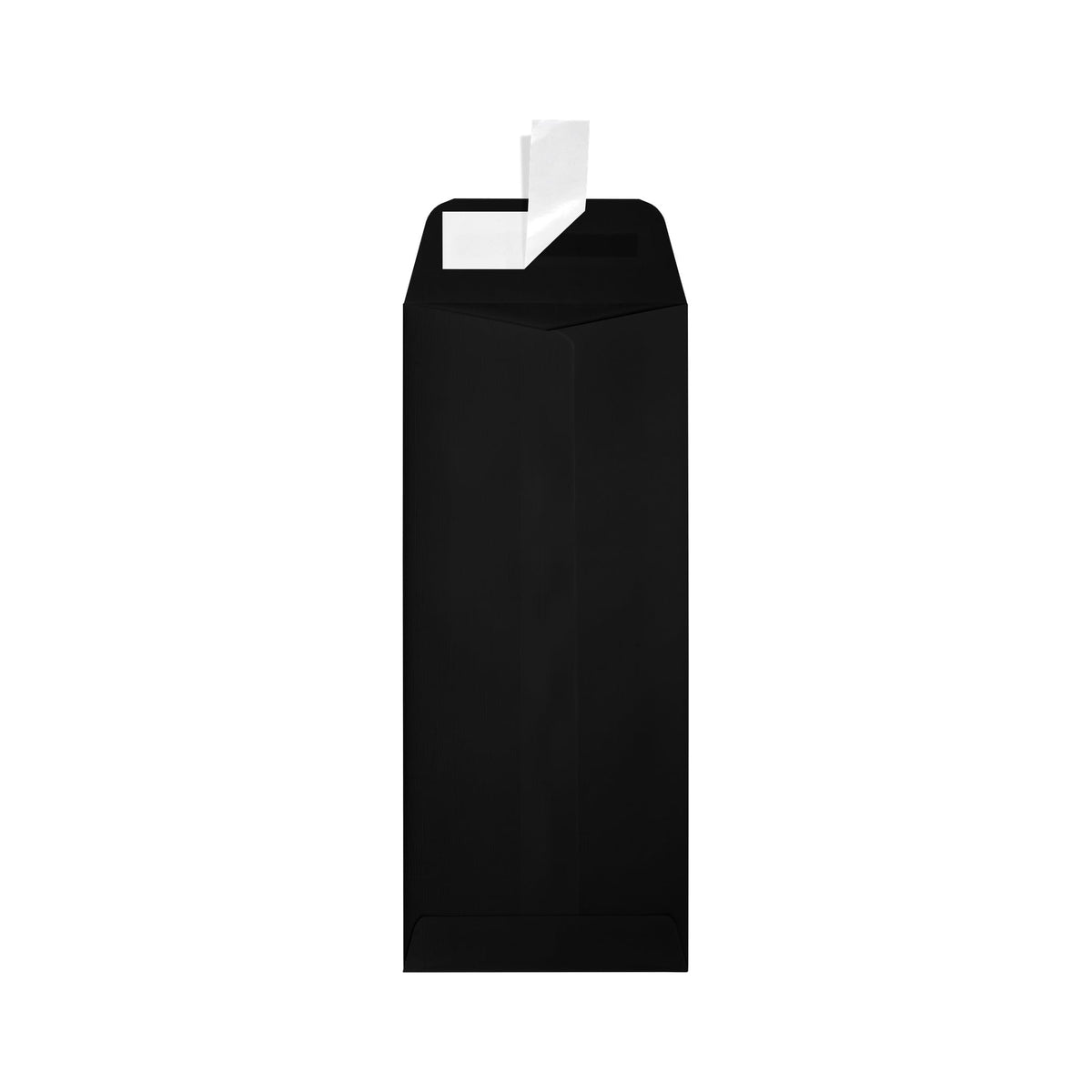 Luxpaper #10 Policy Business Envelopes | Peel & Press | 4 1/8' X 9 1/2' | Midnight Black | 80Lb. Text | 50 Qty