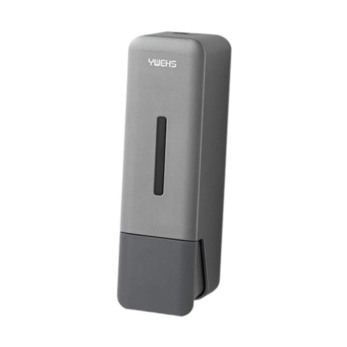 TRENDYNEST Wall Mount Soap Dispenser Manual Hand Washing for Hotel Bathroom Home Office Single Grid Gray