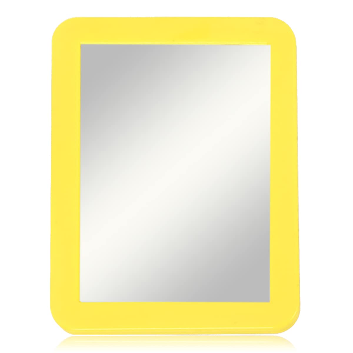 Magnetic Locker Mirror, 5x7 Real Glass Small Mirrors for Locker with Magnetic Backing, for School Locker, Bathroom, Household Re
