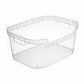 Tribello Clear Plastic Bins For Organizing  Large Pantry Storage Bins  Organizer Bins For Shelves Kitchen And Bathroom Organiz