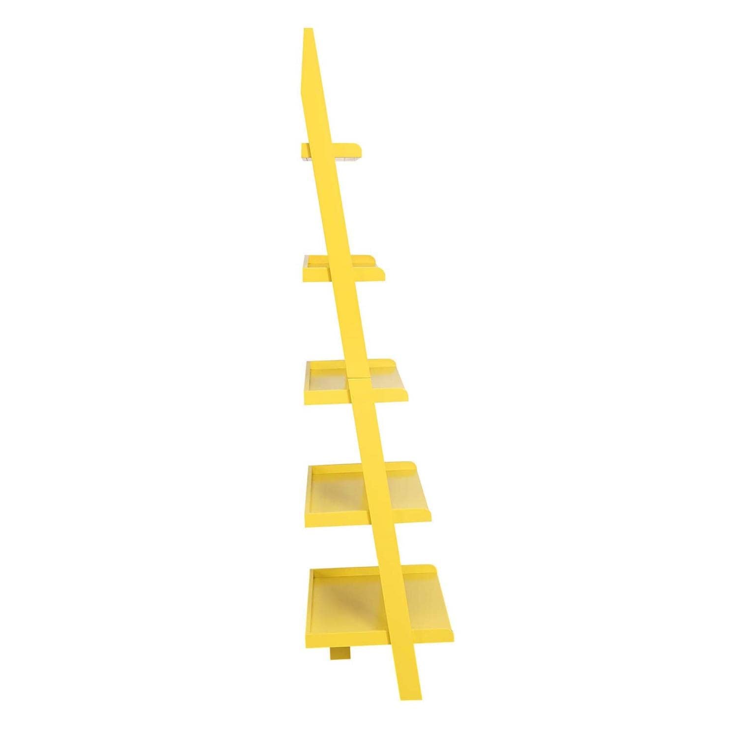 Convenience Concepts American Heritage Bookshelf Ladder, Yellow