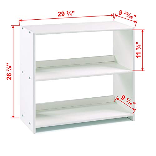 Donco Kids Louver White Small Bookcase